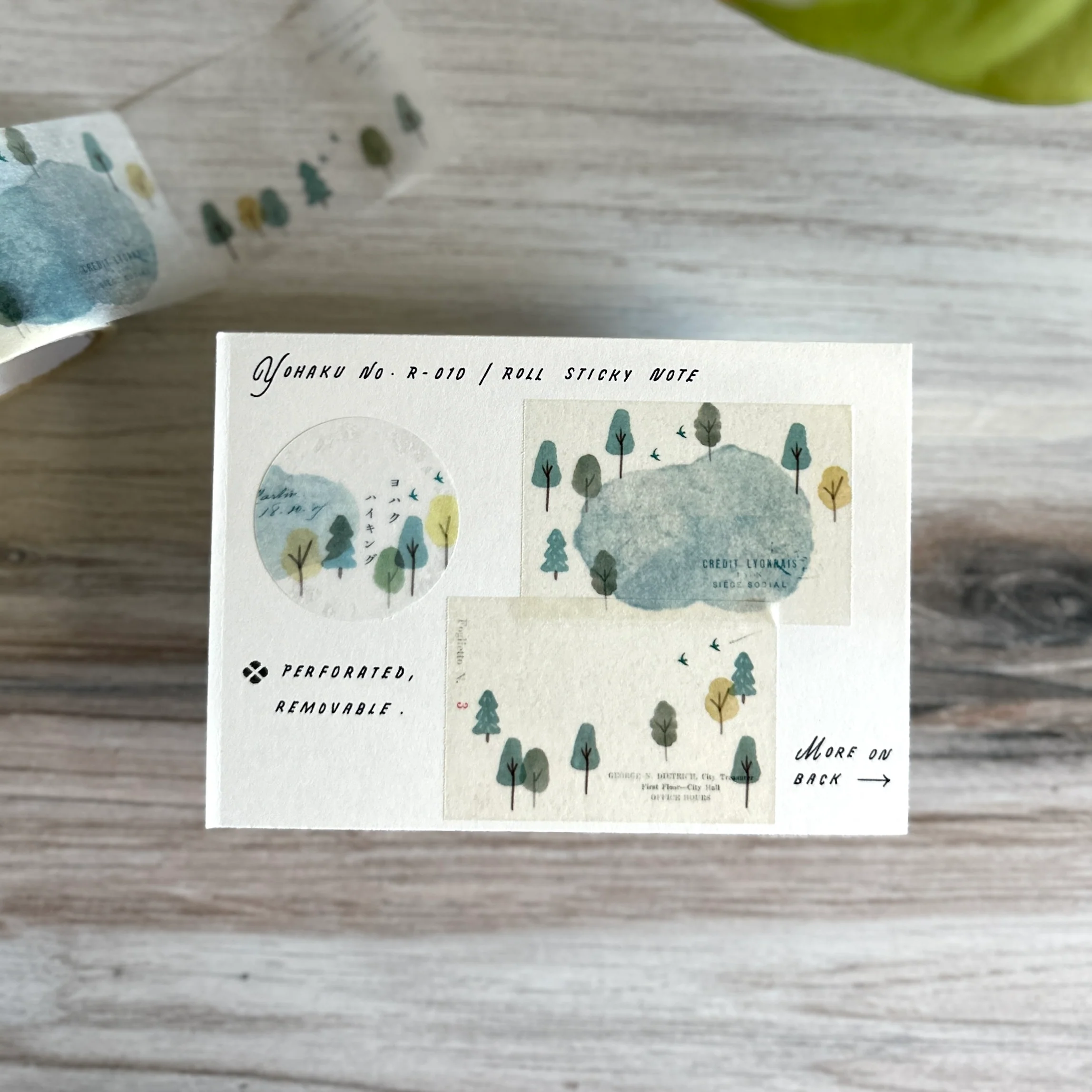 [Yohaku Roll Sticky Note] Hiking - Image 5
